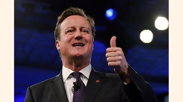 David Cameron, primer ministro de Reino Unido, percibe un ingreso anual de 187,500 euros (US$ 213,614). (Foto Reuters)