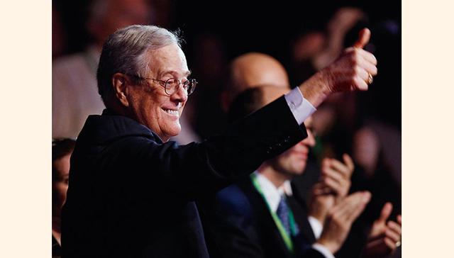 David Koch (Estados Unidos) – Vicepresidente de Koch Industries. También ocupa el puesto ocho. Su patrimonio se calcula en US$ 41,000 millones. En el 2015 era de US$ 39,600 millones. (Foto: Forbes)
