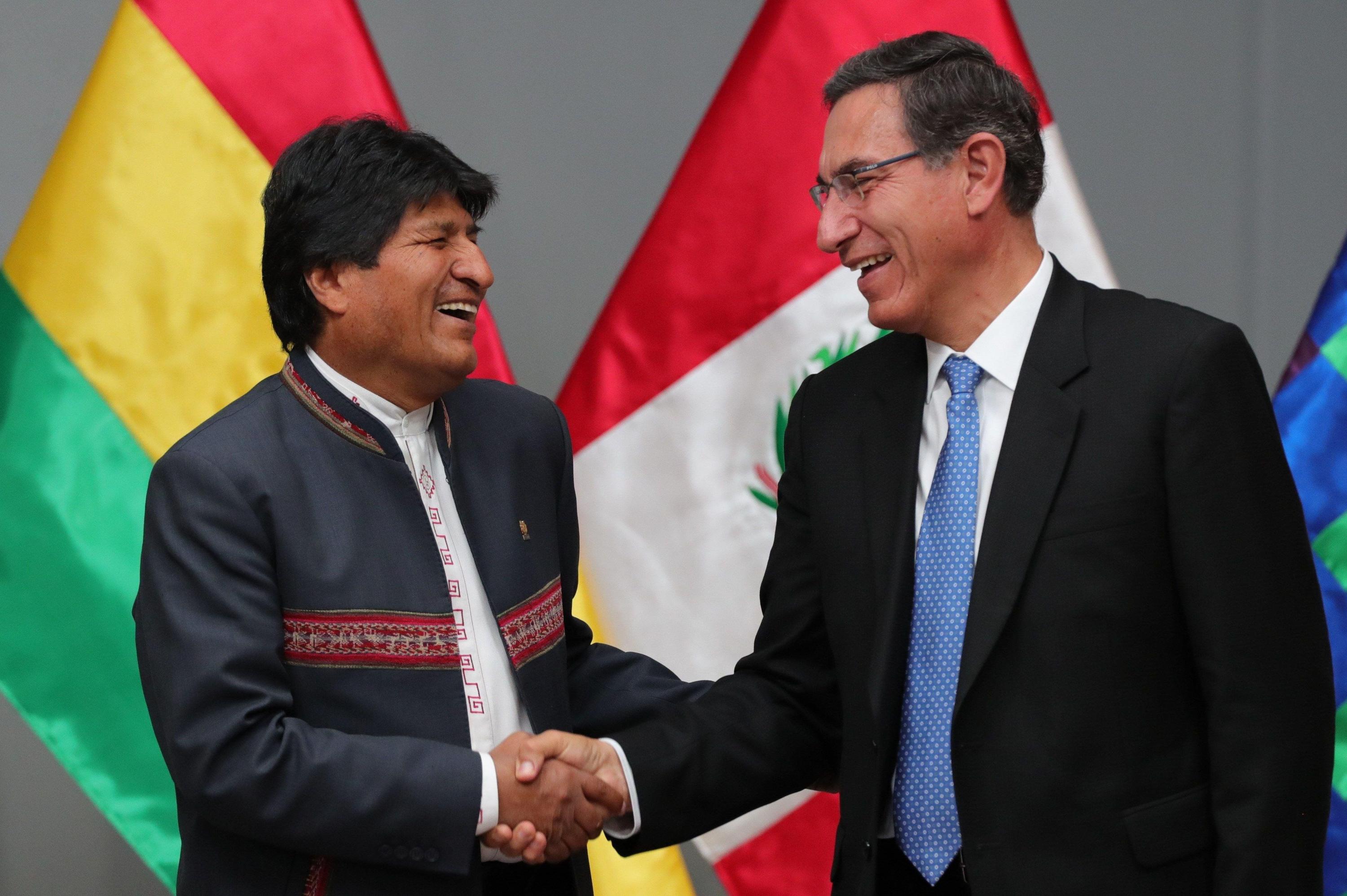 Uno de los anhelos de Evo Morales es que el puerto de Ilo se convierta en una salida preferencial para el comercio internacional de su país. (Foto: EFE)