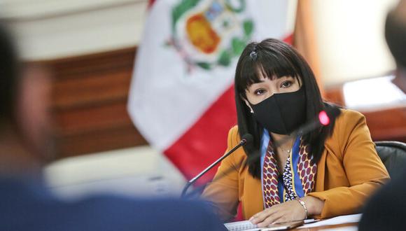 Mirtha Vásquez, presidenta del Consejo de Ministros. Foto: PCM)