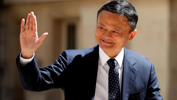 Jack Ma, presidente de Alibaba Group, llega a la cumbre Tech for Good en París, Francia, el 15 de mayo de 2019. (REUTERS / Charles Platiau).