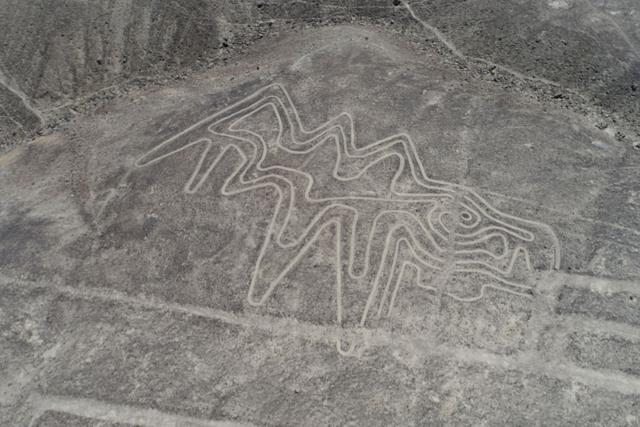 Foto 7 | Otro geoglifo que tambien es conocido como La Orca se ubica a un kilometro de la ciudad y esta en la meseta del cerro de Sacramento .Foto: Cortesía/ Genry Emerson Bautista.