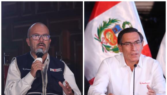 Comisión Permanente del Congreso abordará este martes 6 de julio denuncias contra Martín Vizcarra y Víctor Zamora. (Composición: Gestión.pe)