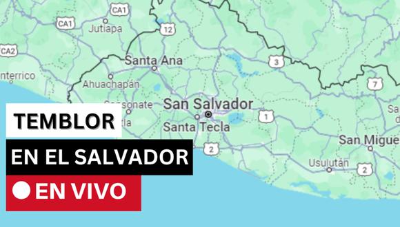 Sismos hoy El Salvador con epicentro y magnitud, según el reporte l Ministerio del Medio Ambiente y Recursos Naturales de El Salvador (MARN) | Foto: (Composición/ Google Maps)