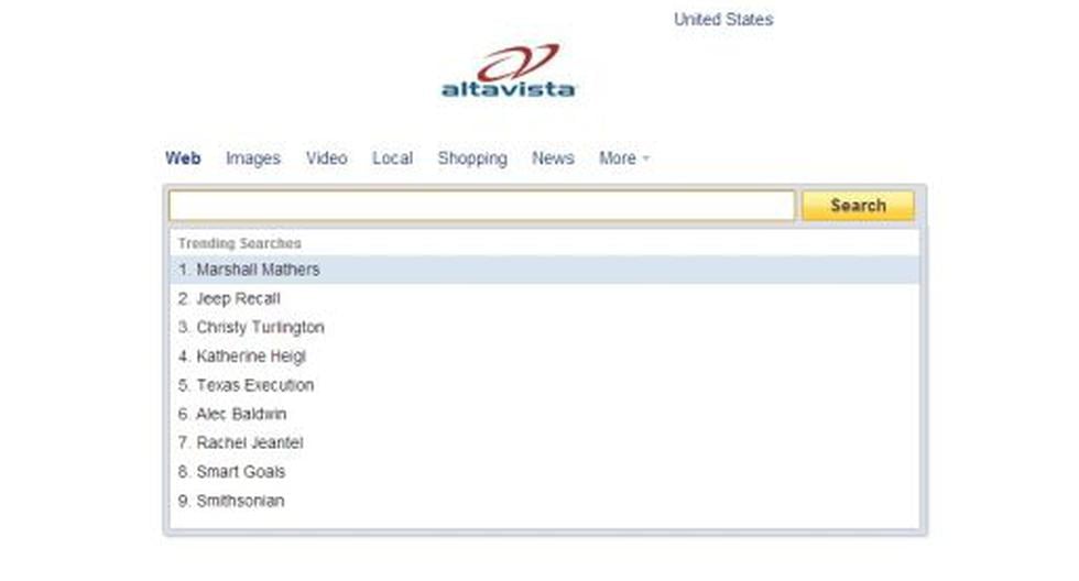 Yahoo cerrará el buscador Alta Vista en los próximos días TECNOLOGIA