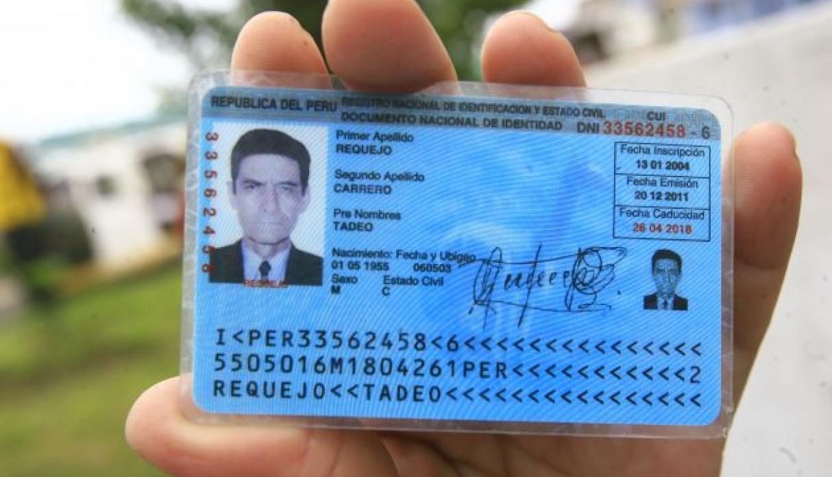 Ciudadanos con DNI vencido o por vencer, podrán votar este domingo. (Foto: El Comercio)