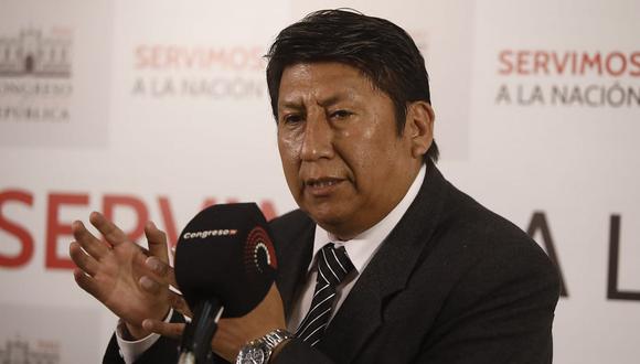 Waldemar Cerrón, segundo vicepresidente del Congreso, cuestionó que la Interpol haya emitido la alerta azul para la ubicación y captura del exgobernador de Junín. (Foto: GEC).