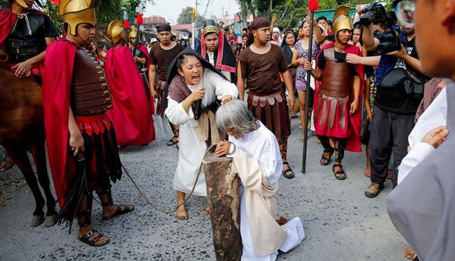 Las crucifixiones son el foco de la atención mediática en la Semana Santa de Filipinas. (Foto: EFE)