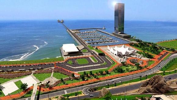 Diseño de lo que sería el nuevo terminal portuario para cruceros.