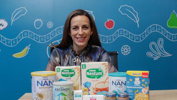 Paola De la Torre, directora del negocio de nutrición infantil de Nestlé, detalló a Gestión los planes que alista su cartera para este año. Foto: GEC