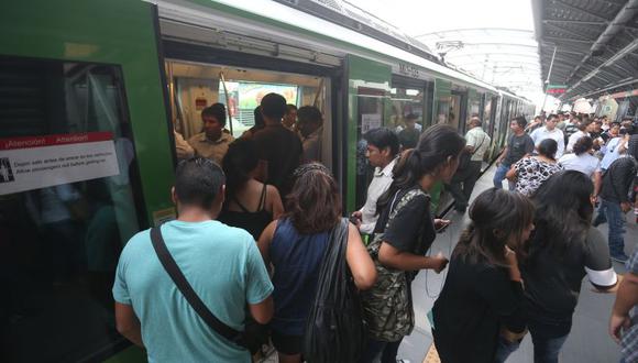 Los pasajeros de la Línea 1 del Metro de Lima deberán tomar sus previsiones este 24 y 25 de diciembre. (Foto: GEC)