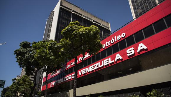 El edificio de Petróleos de Venezuela SA (PDVSA) en Caracas (Foto: Bloomberg)