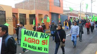 MEM: “sin un clima de paz no se pueden desarrollar proyectos como Tía María por más que quisiéramos"