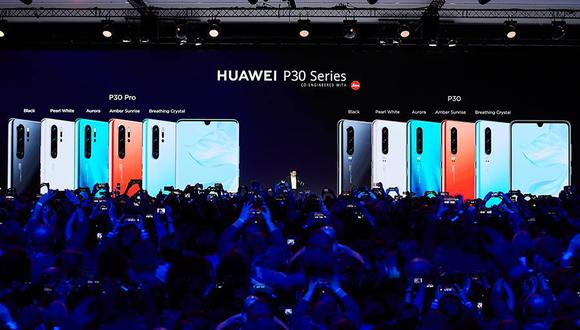 Huawei presentó los Huawei P30 y Huawei P30 Pro durante un evento en París. (Foto: Facebook)