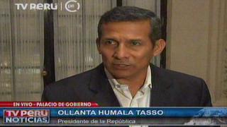 Ollanta Humala canceló su viaje a Costa Rica para ocuparse de tareas locales
