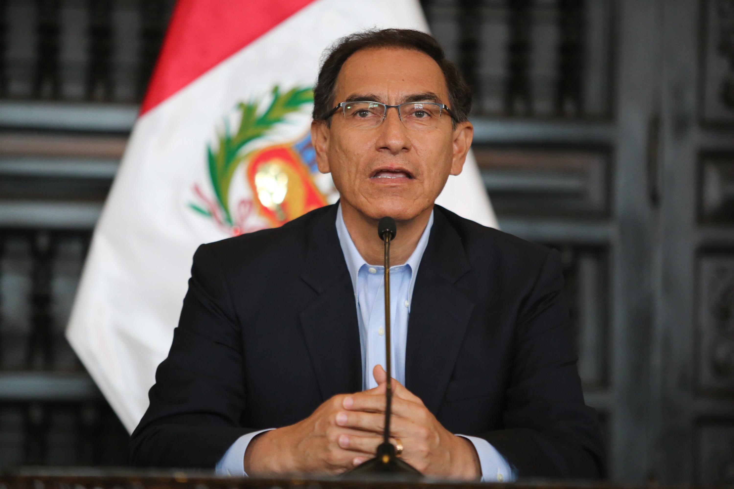 Martín Vizcarra respondió a Pedro Chávarry, quien dijo que se está investigando a la campaña de PPK por presuntos aportes del "club de la construcción". (TV Perú)