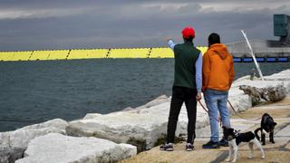 El sistema de diques MOSE hace historia, se levanta por primera vez para proteger Venecia de las aguas altas  