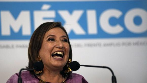 La senadora Xóchitl Gálvez, aspirante a la presidencia de la oposición. (Foto AP/Fernando Llano, Archivo)