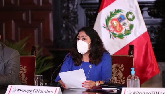 La primera ministra Violeta Bermúdez. (Foto: PCM).