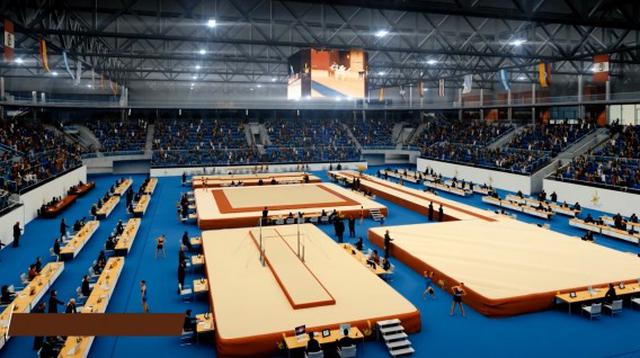 Polideportivo de Villa El Salvador. Se practicaron las disciplinas de Gimnasia - Artística, Gimnasia - Rítmica, Gimnasia - Trampolín, Karate - Kata y Karate - Kumite.