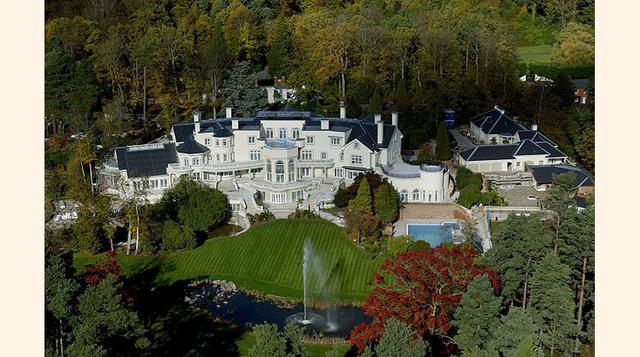 Updown Court - US$ 55 millones. Esta mansión inglesa es más grande que ambas residencias reales: el Palacio de Hampton Court y el Palacio de Buckingham. (Foto: Megaricos)
