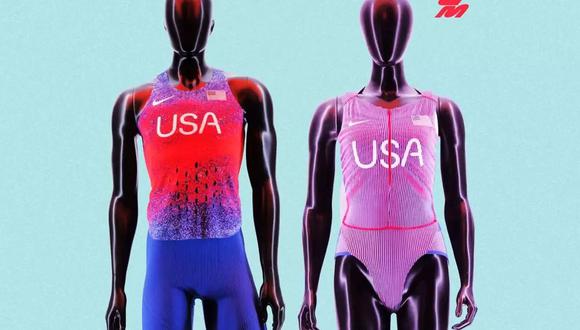 Los nuevos uniformes desvelados por Nike de atletismo para París-2024. (Foto: difusión)