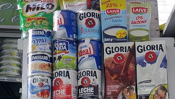 Leche Gloria S.A. con una participación del 76.9% en el mercado de acopio y transformación de leche fresca, seguido de Laive S.A. con el 10% y Nestlé S.A con un 8%, son las tres principales empresas.