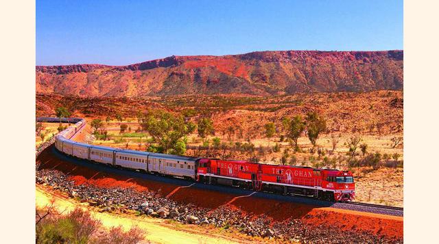 The Ghan, Great Southern Rail (Australia). (Foto: visualitineraries)