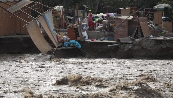 Carabayllo, Cieneguilla, Chaclacayo y Lurigancho Chosica son los distritos en peligro muy alto ante movimientos de masa por fuertes lluvias que se registren en Lima por influencia indirecta del ciclón Yaku. (Foto: Lenin Tadeo/GEC)