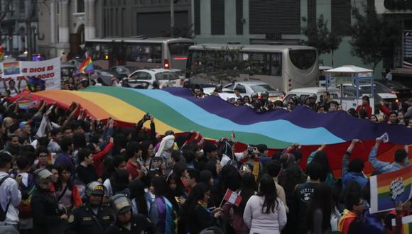 La Marcha del Orgullo Gay dispondrá el cierre progresivo de calles y avenidas del Cercado de Lima y Jesús María. (Foto: Archivo/Renzo Salazar/GEC)