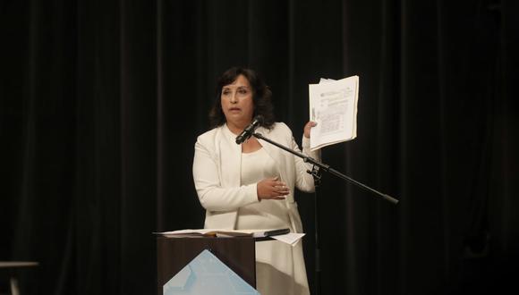 Dina Boluarte postula en la plancha presidencial de Perú Libre en las Elecciones 2021. (Foto: GEC)