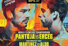 UFC 301: Pantoja vs. Erceg - horario, cartelera, TV y dónde verlo
