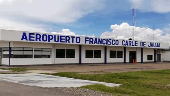 Contraloría advierte incremendo en el costo de inversión del proyecto de mejoramiento del aeropuerto Francisco Carle de Jauja. Foto: gob.pe