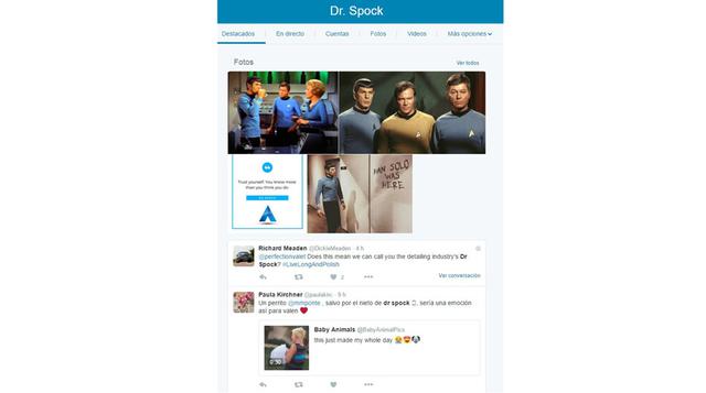 El último tuit de ‘Dr. Spock’: El último mensaje en Twitter del famoso ‘Dr. Spock’ de Star Trek —interpretado por Leonard Nimoy— se ubicó en uno de los más retuiteados de 2015, con más de 276,000 RT.