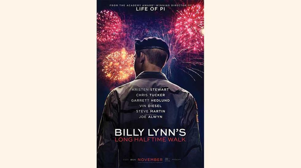 Billy Lynn’s Long Halftime Walk (TriStar). La nueva cinta del talentoso Ang Lee venía con los laureles del Oscar que ganó el director por Life of Pi hace unos años. Sin embargo, las ilusiones se fueron al tacho cuando decepcionó tanto a la audiencia como 