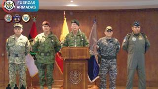 Fuerzas Armadas de Ecuador anuncia “absoluto respeto a la Constitución” tras disolución del Congreso