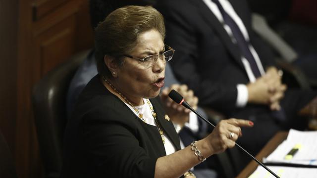 Luz Salgado: "Me alegra que el presidente Fujimori esté libre, que pueda gozar de un tiempo para recuperar su salud, que era lo que veníamos reclamando hace tiempo", comentó el 25 de diciembre. (Foto: USI)