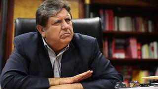 Alan García:denuncian que DINI realiza seguimiento a expresidente