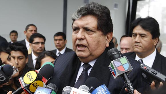 Alan García no ha sido comprendido en el informe final de la Comisión Lava Jato. (Foto: Agencia Andina)