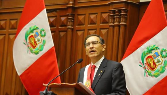 El presidente Martín Vizcarra se pronunció tras la confirmación de la muerte de Alan García. (Foto: GEC)