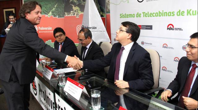 Fernando Castillo, gerente general de ICCGSA, destacó la inversión de US$ 17.9 millones que implicará el proyecto. (Fuente: ProInversión)