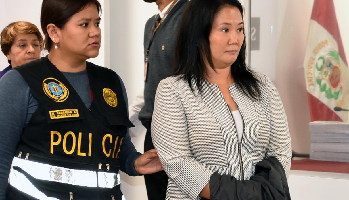 Keiko Fujimori fue internada en el Penal Anexo de Mujeres de Chorrillos. (Foto: Poder Judicial)
