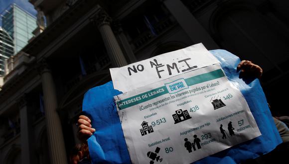 El pueblo argentino coincide en un rechazo al FMI. (Foto: Reuters)