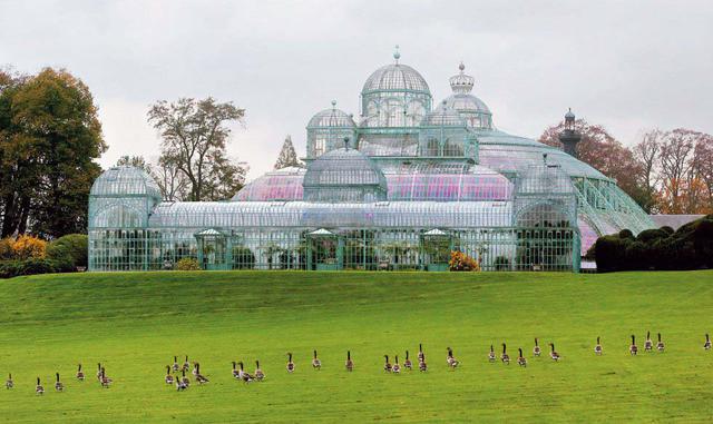 FOTO 12 | Burbujas de hierro y cristal. Los Invernaderos Reales de Laeken, al noroeste de Bruselas, asombran por su arquitectura 'art noveau', por sus dimensiones y por la belleza y variedad de sus plantas, árboles y flores exóticas. Hasta el 5 