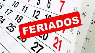 Estos son los feriados y días no laborables del año 2021 en Perú