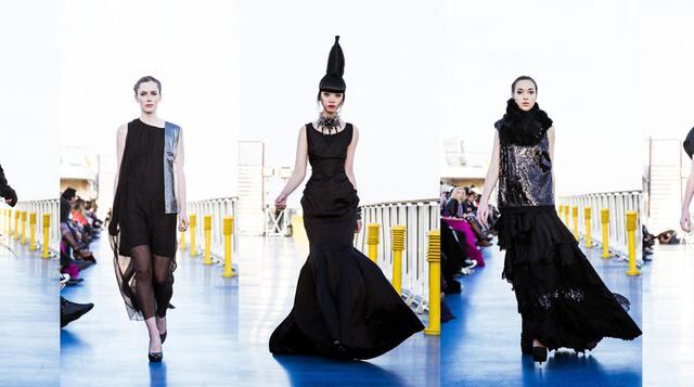 Desfile de Invierno Fashion Show en Costa Atlántica, de la diseñadora Polina Raudson.