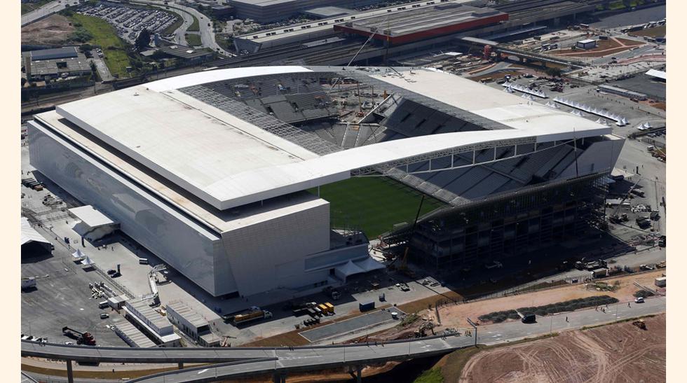 El estadio Arena de Sao Paulo acogerá el partido inaugural de la Copa Mundial de la FIFA Brasil 2014 que será Brasil vs Croacia .(Foto: Reuters)