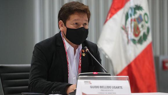 Guido Bellido aseguró que el gabinete está en permanente evaluación. (Foto: PCM)