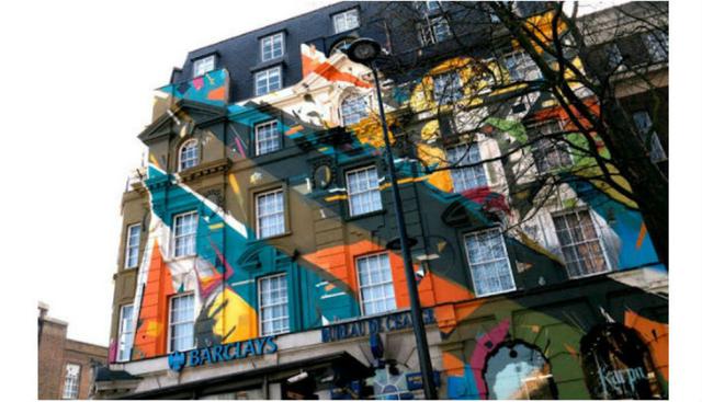 La ciudad de Londres, en Reino Unido, también cuenta con murales en su Centro Histórico. (Pinterest / Street Art News)