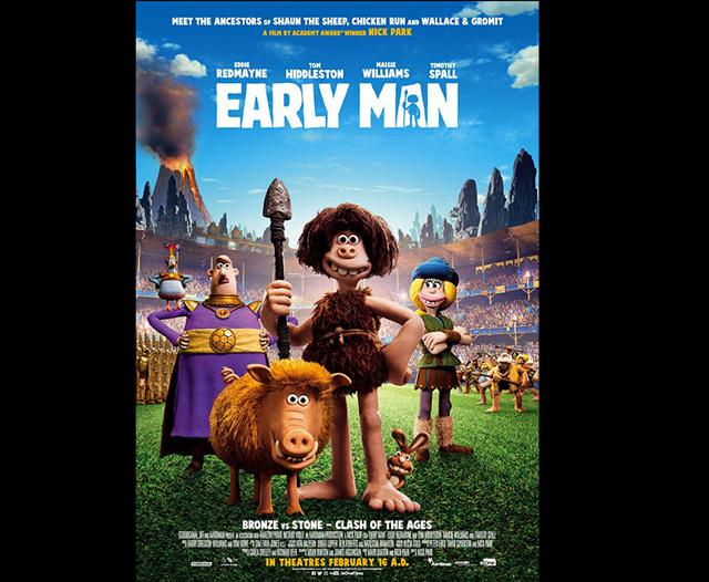 FOTO 7 | 7.  Early Man. Ingresos: US$ 4.2 millones en 2,494 cines. Ingreso promedio por cine: US$ 1,684. Una semana en proyección. Ingresos totales desde estreno: US$ 4.2 millones.
 . (Foto: imdb)